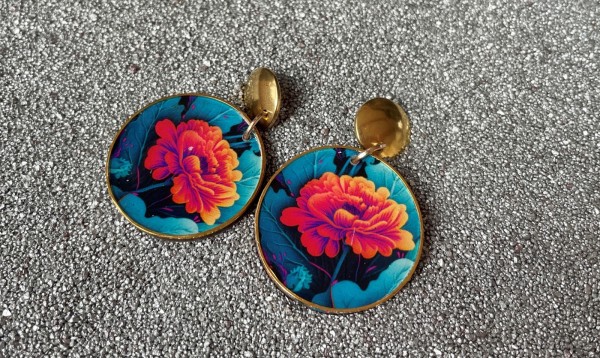 "Fleur" - Tolle Statement Ohrringe im Vintage Style