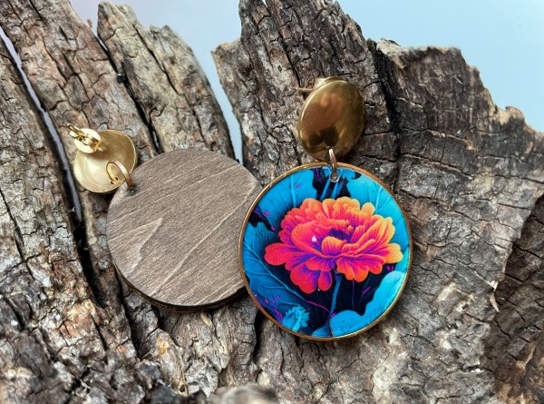 "Fleur" - Tolle Statement Ohrringe im Vintage Style