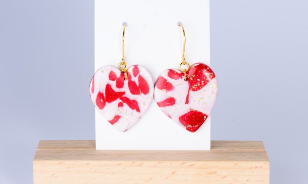 True Love - Tolle Statement Ohrringe in auffallender Farbkombination