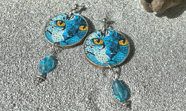 "Cat Eye" - Tolle Statement Ohrringe im auffallendem Katzendesig