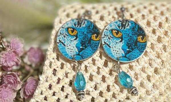 "Cat Eye" - Tolle Statement Ohrringe im auffallendem Katzendesig