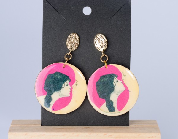 "La Luna" - Tolle Statement Ohrringe im Vintage Stil