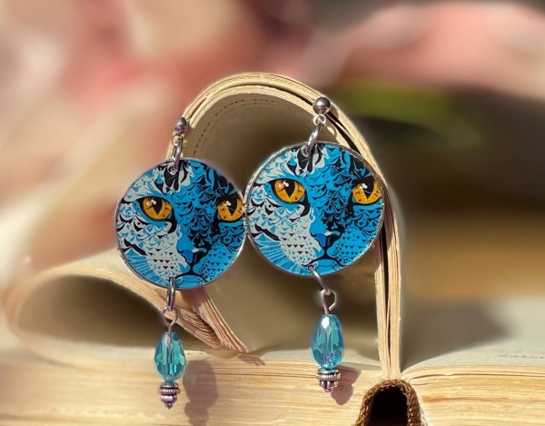 "Cat Eye" - Tolle Statement Ohrringe im auffallendem Katzendesig