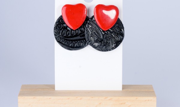 True Love - Tolle Statement Ohrringe in auffallender Farbkombination